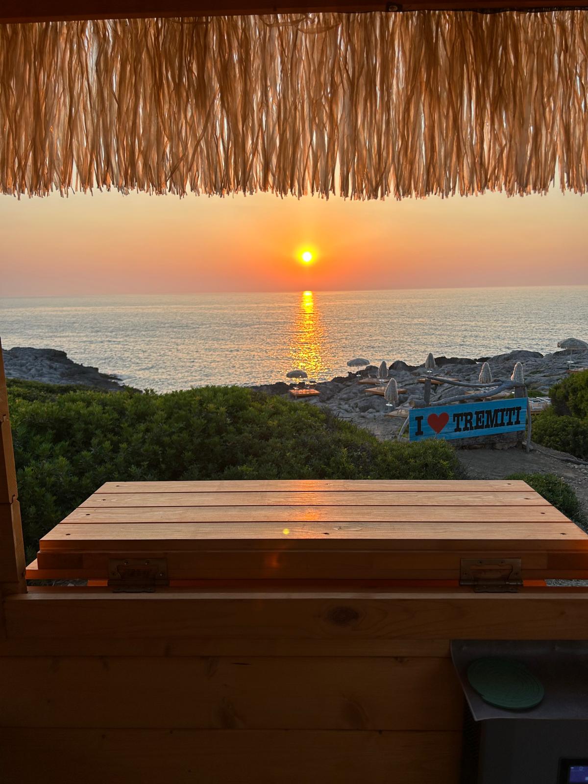 Vista bar sul mare